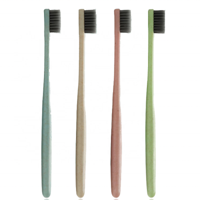 2019 new design economical household antibacterial rainbow toothbrush