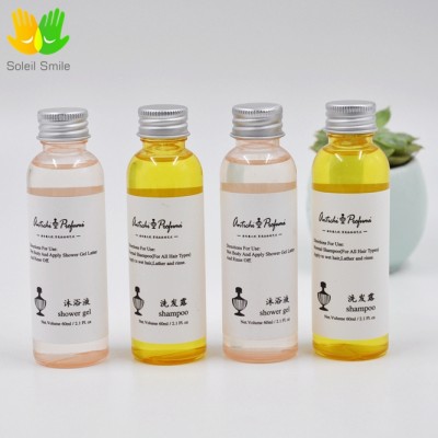 Hotel cosmetic plastic bottle for bath shower gel shampoo conditioner