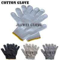 2014 good selling cotton hand gloves/gris guante de algodon de color 33